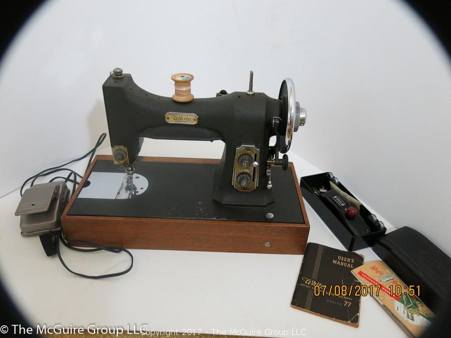 The McGuire Group LLC Auction N Arlington Estate Auction On Interesting White Sewing Machine Series 77 The McGuire Group LLC Auction N Arlington Estate Auction On Interesting White Sewing Machine Series 77