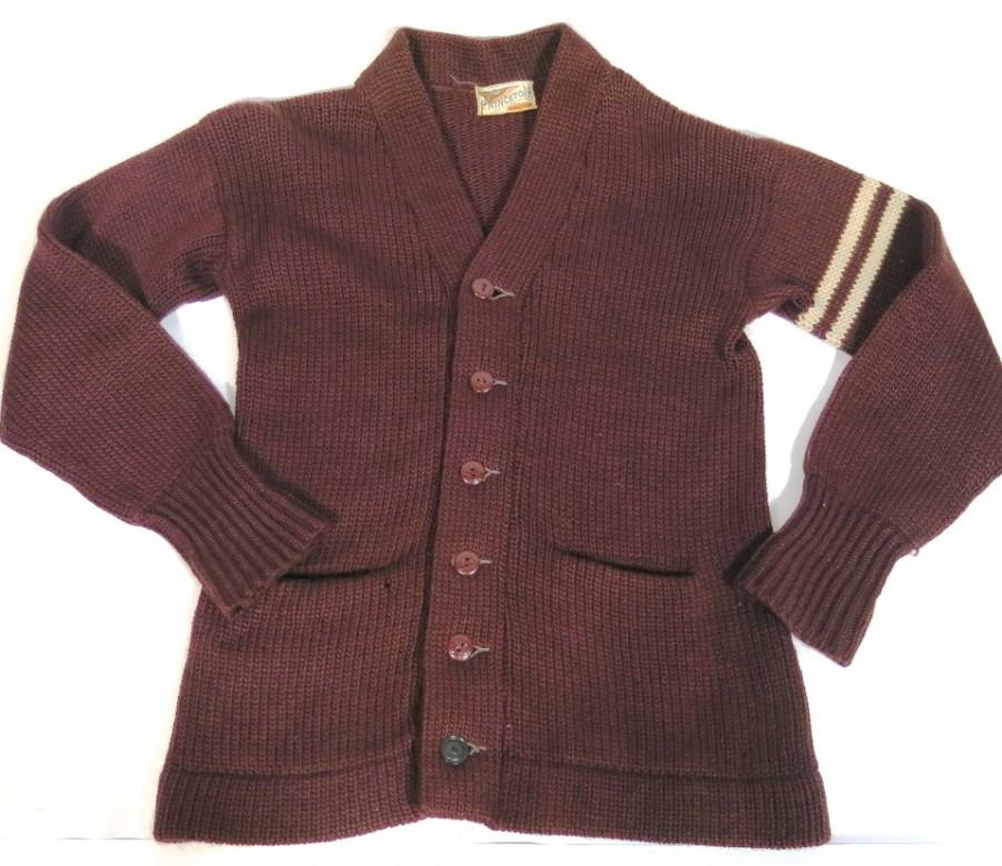 retro letterman sweater